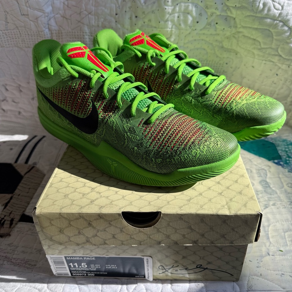 Nike Kobe Mamba Rage Grinch- 11m- VNDS